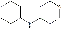 cyclohexyl(tetrahydro-2H-pyran-4-yl)amine 化学構造式