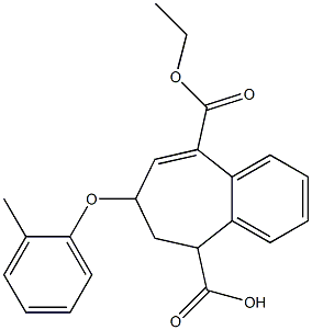  7-(2-Benxyloxyl)-6,7-dihydro-5H-benzocycloheptene-5,9-dicarboxylic acid 9-ethyl ester