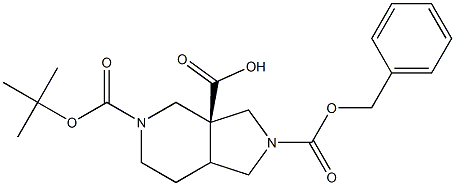 (3AS,6AS)-2-(Benzyloxycarbonyl)-5-(tert-butoxycarbonyl)octahydroPyrrolo[3,4-C]pyridine-3A-carboxylic acid