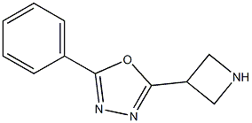  2-(azetidin-3-yl)-5-phenyl-1,3,4-oxadiazole