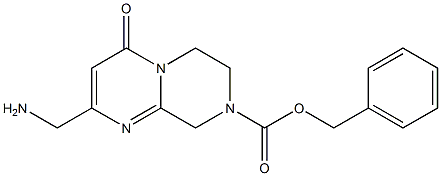benzyl 2-(aminomethyl)-4-oxo-6,7-dihydro-4H-pyrazino[1,2-a]pyrimidine-8(9H)-carboxylate