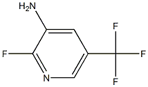 3-Amino-2-fluoro-5-(trifluoromethyl)pyridine,,结构式