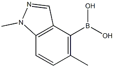 1,5-dimethyl-1H-indazol-4-yl-4-boronic acid Structure