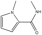 N-Methyl 1-methylpyrrole-2-carboxamide Struktur