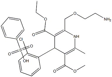 Amlodipine for peak identification Structure