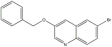 3-(benzyloxy)-6-bromoquinoline Struktur