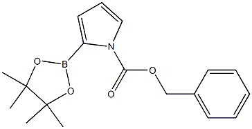 benzyl 2-(4,4,5,5-tetramethyl-1,3,2-dioxaborolan-2-yl)-1H-pyrrole-1-carboxylate Struktur