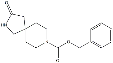benzyl 3-oxo-2,8-diazaspiro[4.5]decane-8-carboxylate Struktur