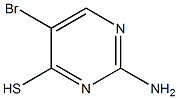 2-amino-5-bromopyrimidine-4-thiol Structure