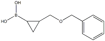 2-(benzyloxymethyl)cyclopropylboronic acid Struktur