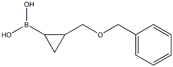 2-(benzyloxymethyl)cyclopropylboronic acid Structure