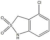 4-chloro-1,3-dihydro-2,1-benzisothiazole 2,2-dioxide 化学構造式