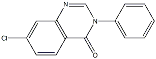 7-chloro-3-phenylquinazolin-4(3H)-one Structure