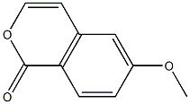 6-methoxy-1H-isochromen-1-one Struktur