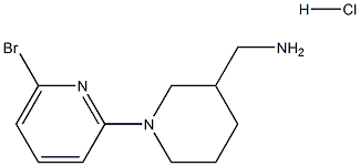 (6'-Bromo-3,4,5,6-tetrahydro-2H-[1,2']bipyridinyl-3-yl)-methyl-amine hydrochloride