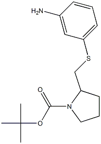  2-(3-Amino-phenylsulfanylmethyl)-pyrrolidine-1-carboxylic acid tert-butyl ester