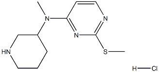 Methyl-(2-methylsulfanyl-pyrimidin-4-yl)-piperidin-3-yl-amine hydrochloride