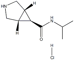 (1R,5S,6r)-N-isopropyl-3-azabicyclo[3.1.0]hexane-6-carboxamide hydrochloride 结构式