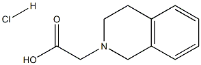 2-(3,4-dihydroisoquinolin-2(1H)-yl)acetic acid hydrochloride,,结构式