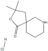 3,3-dimethyl-2-oxa-7-azaspiro[4.5]decan-1-one hydrochloride