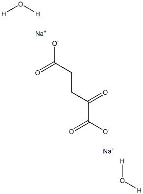 Α-酮戊二酸二钠盐二水合物, , 结构式