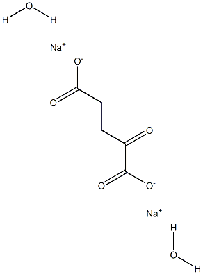 alpha-Ketoglutaric acid disodium salt dihydrate >=98.0% (dried material, NT) Structure