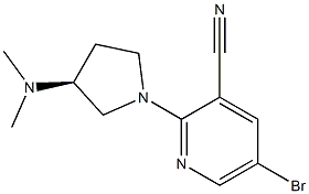 5-bromo-2-((S)-3-(dimethylamino)pyrrolidin-1-yl)pyridine-3-carbonitrile