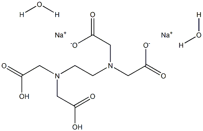 edta 二钠二水合物, , 结构式