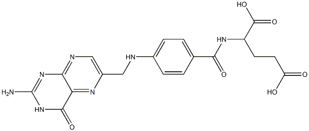 Folic acid assay medium 化学構造式