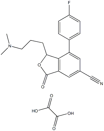 3-[3-(diMethylaMino)-1-propyl](4-fluorophenyl)-6-cyano-1(3H)-isobenzofuranone oxalate|西酞普兰相关物质C