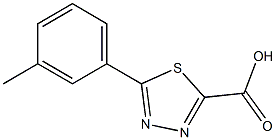 5-M-tolyl-1,3,4-thiadiazole-2-carboxylic acid Structure