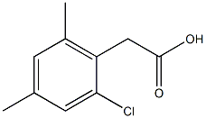 4,6-DiMethyl -2-chlorophenylacetic acid 结构式