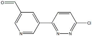 5-(6-chloropyridazin-3-yl)nicotinaldehyde Struktur