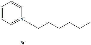 N-hexylpyridinium bromide 化学構造式