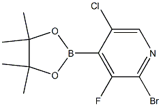2-Bromo-5-chloro-3-fluoro-4-(4,4,5,5-tetramethyl-1,3,2-dioxaborolan-2-yl)pyridine