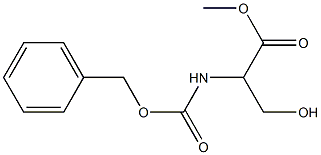 Methyl 2-benzyloxycarbonylamino-3-hydroxypropionate Structure