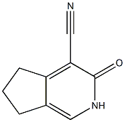 3-Oxo-3,5,6,7-tetrahydro-2H-cyclopenta[c]pyridine-4-carbonitrile Structure