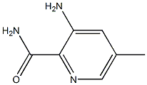 3-Amino-5-methyl-pyridine-2-carboxylic acid amide,,结构式