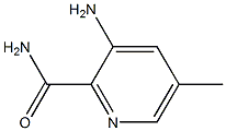 3-Amino-5-methyl-pyridine-2-carboxylic acid amide Struktur