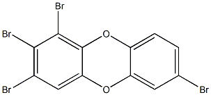 1,2,3,7-Tetrabromodibenzo-p-dioxin 化学構造式