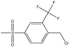 2-(Chloromethyl)-5-(methylsulphonyl)benzotrifluoride Structure