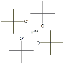 Hafnium(IV) Tert-Butoxide 99.9%,,结构式