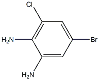 5-Bromo-3-chlorophenylene-1,2-diamine Struktur