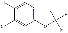 3-Chloro-4-iodo-alpha,alpha,alpha-trifluoroanisole Structure
