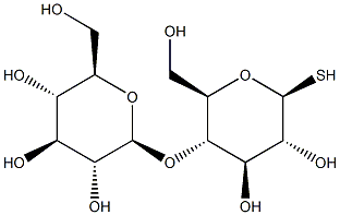 4-O-(b-D-Glucopyranosyl)-b-D-thioglucopyranose Structure