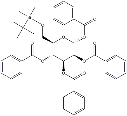  1,2,3,4-Tetra-O-benzoyl-6-O-tert-butyldimethylsilyl-a-D-mannopyranose