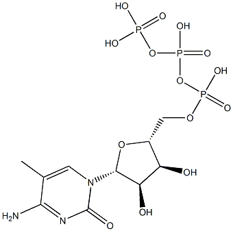 5-Methycytidine-5'-triphosphate. 结构式