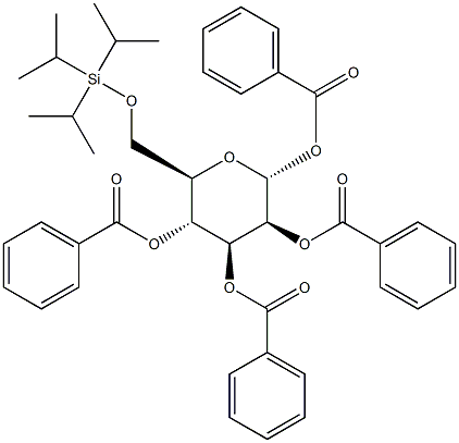 1,2,3,4-Tetra-O-benzoyl-6-O-triisopropylsilyl-a-D-mannopyranose|