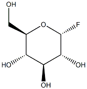 a-D-Glucopyranosyl fluoride Structure