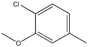 4-氯-3-甲氧基甲苯,,结构式